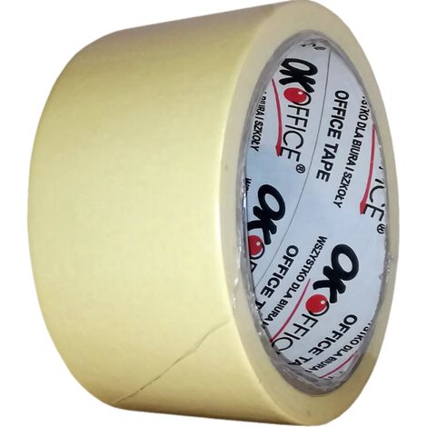 Nastro adesivo di carta OkOffice 38 mm x 25 m 1 pezzo (1/2)
