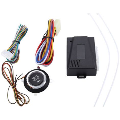Sistema de alarma para automóvil, sistema de entrada sin llave unidireccional de alta sensibilidad con control remoto y disparador electrónico para modificación. (1/5)