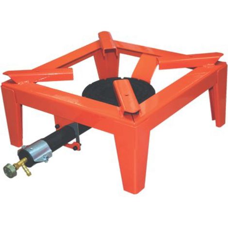 FORNELLONE QUADRO PESANTE BRUCIATORE GHISA - TUBOLARE PIATTO VERN CM 40X40 - 2 pezzi