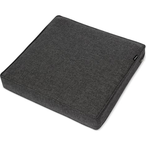 Outdoor Loungekissen Ilano, 70x70x8cm, Graphitgrau