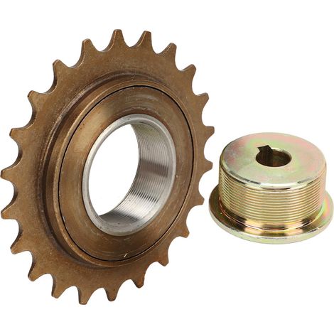Kit adaptateur roue libre pour transmission gauche, construction robuste en fer, compatible avec les moteurs MY1016Z, MY1016, MY1018 et MY1020, pignon 22 dents. (1/5)