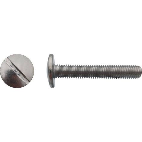 200 Vis Poêlier Tête Ronde Large Fendue 3 x 16 mm - NFE 25129 - Inox A2 - D-Work