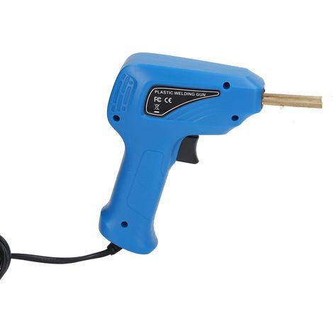 Torche de soudage plastique avec agrafeuse, robuste et pratique, kit de réparation de pare-chocs, pistolet de soudage plastique, prise UE 200-240 V, bleu