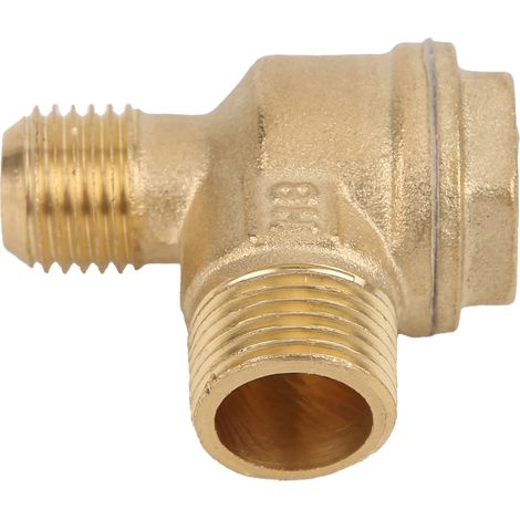 Clapet anti-retour 2 voies en laiton, filetage mâle, sans huile, accessoires pour compresseur d'air 3/8 x 14 (1/5)