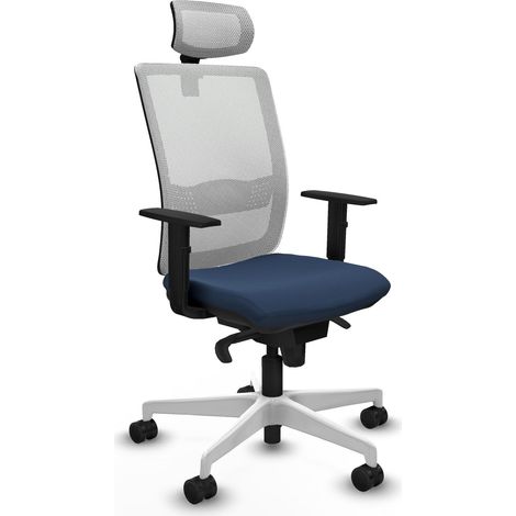 Chaise de bureau piqueras y crespo Haches blanc cuir synthétique (1/2)