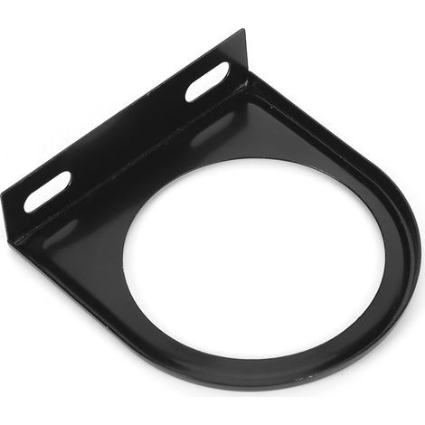 Support de jauge 52mm noir pour modification auto, montage à trou unique, support de compteur voiture (1/5)