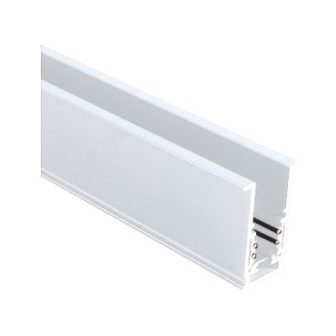 Rail pour Luminaire Magnétique Encastré 2m Blanc Sablé ZAMBELIS