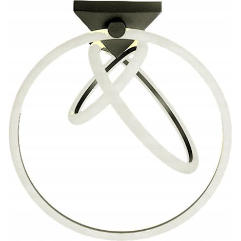 Anello lampadario a soffitto, lampadario circolare a soffitto, LED, telecomando (1/5)