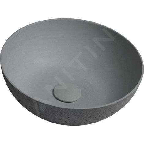Sapho Formigo - Vasque, diamètre 390 mm, sans trop-plein, gris FG039 (1/5)