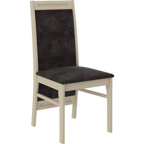 Chaise en bois clair sonoma et tissu Komba-Tissu 27111 (1/4)