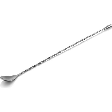 Cuillère bar torsadée Classic 40 cm gun metal inox 18/8 NOCTURN - Was Germany (1/2)