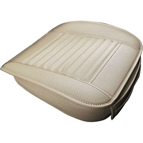 Housse De Siège Avant Voiture - Cuir Synthétique Respirant - Antidérapant Avec Boucle - Universel - 51 x 49 cm - 1 Pièce (1/5)