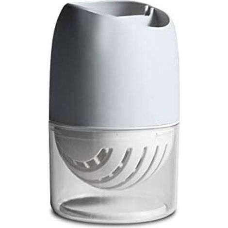 Égouttoir à couverts organisateur de rangement porte-couverts plateau en plastique pour couteaux de cuisine baguettes (gris) (1/4)