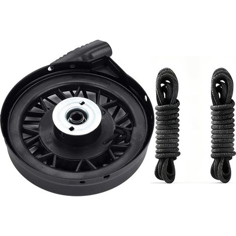 590742 Démarreur pour souffleuse à neige Tecumseh LEV100 590646 590737 590739 590787 avec boîtier en métal et corde de traction pour tondeuse à gazon facile (1/5)