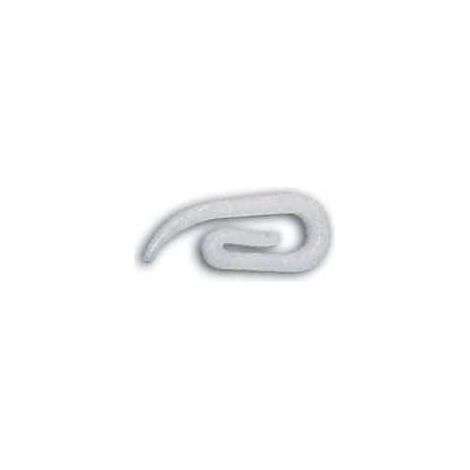 GANCIO SCORRITENDA A PAPERA L 28,5 IN PVC - CF. 1000PZ (1/2)