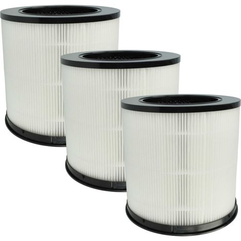 vhbw 3x Luftilter kompatibel mit Xiaomi Smart Air Purifier 4 Compact Luftreiniger - Kombifilter Vorfilter + HEPA + Aktivkohle