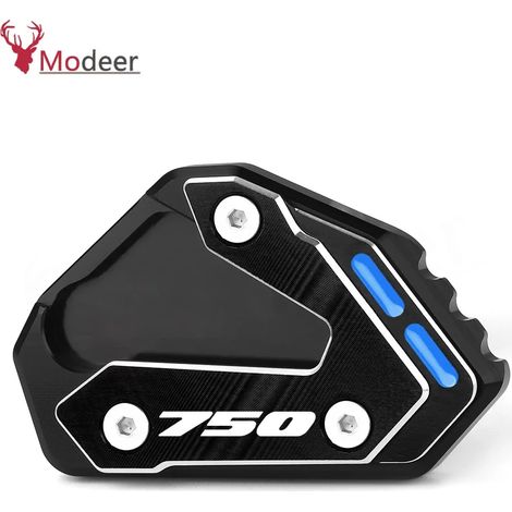 (750 Bkbu) Extension de béquille de moto, pied latéral, agrandisseur de plaque, accessoires compatibles pour Suzuki GSXR 600 GSX-R 750 GSX R 1000 1000R maxpower (1/4)