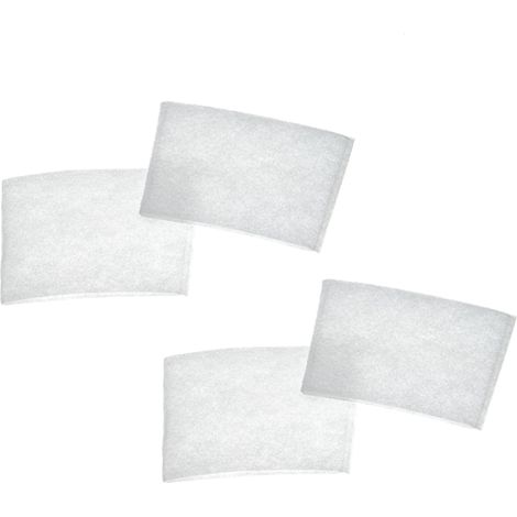 vhbw Set 4x Schutzvlies kompatibel mit Dirt Devil Centrino Cleancontrol M2881-8, M2881-7, M2881-9 Staubsauger - Schutzfilter Weiß (1/4)