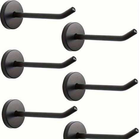 Lot de 4 Crochets Mural Long Acier Inoxydable Casual - Antirouille Multi-Scène - Idéal pour Familles Maison Garage