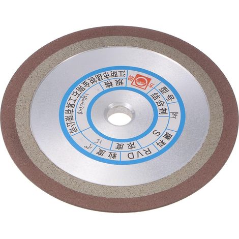 125mm Diamant Meule Meule 13mm Alésage 150 Grain Carbure Métal (1/4)