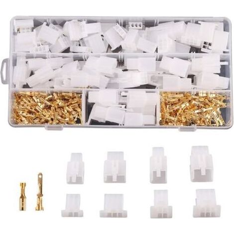 2.8mm Automobile Connecteur Kit 2 3 4 6 Broches Automobile Fil Électrique Connecteurs Kit pour Moto Moto Voiture Camion Scooter Bateaux Électrique Instruments (1/4)