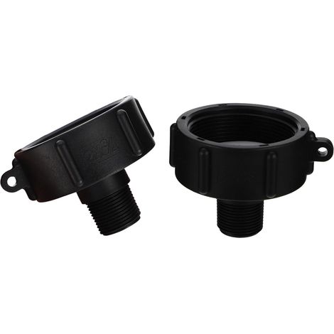 Teiliger Schwarzer IBC tankadapter aus Wassertankanschluss