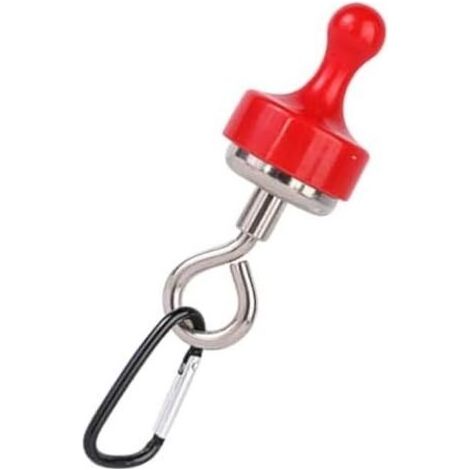 Crochets Magnétiques Pour Croisière,Avec Organisateur Puissant Accrochage - Porte-Vêtements Magnétique,Pour Croisière, Camping-Car, Cuisine, Salle De Bain, Grill Extérieur, Réfrigérateur Rouge (1/5)