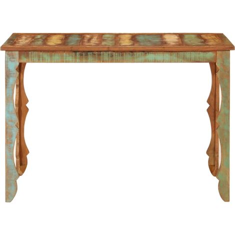 Table de salle à manger,Table à manger 110x52x76 cm bois massif de récupération CFW15964 (1/5)