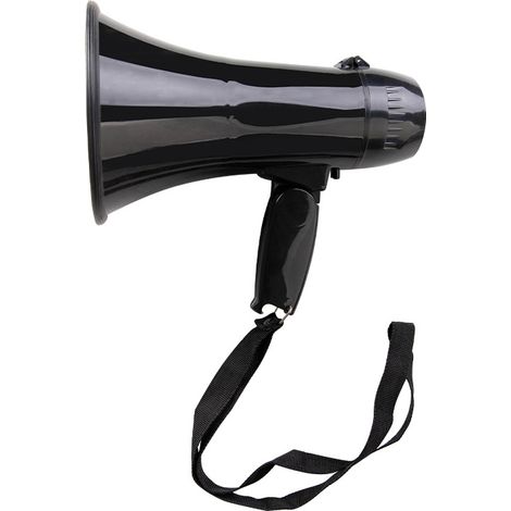 Mégaphone portable de 20 watts, fabriqué en matériau ABS, avec alarme, durée d'enregistrement de 240 secondes et contrôle du volume, adapté aux sports de plein air et aux situations d'urgence. (1/5)