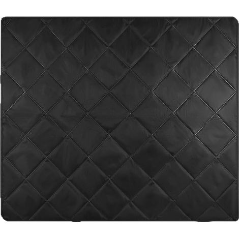Cache-âtre magnétique épais d'hiver, couverture isolante coupe-vent avec bords aimantés pour foyer et décoration de sécurité (1/4)