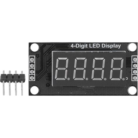 Module d'affichage numérique LED 4 chiffres 7 segments, écran 0.36 pouce, carte PCB TM1637 5V (1/5)