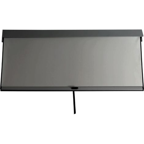 Seitenwand für Pergola HHG-264, Pavillon Rollo Ersatzseitenwand, Stoff/Textil sturmfest 3x4m anthrazit
