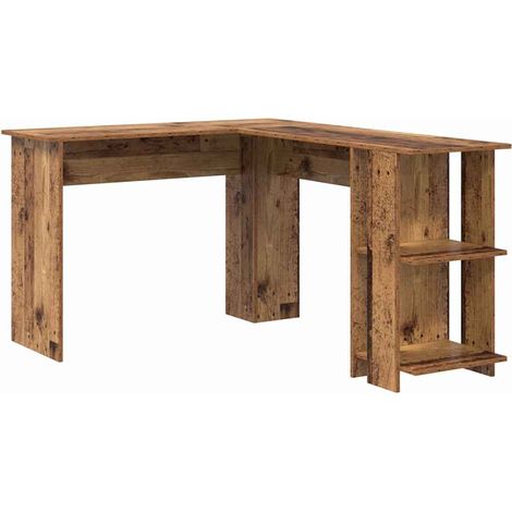 Maison Exclusive - Eck-Schreibtisch Altholz 140 x 113,5 x 75 cm H