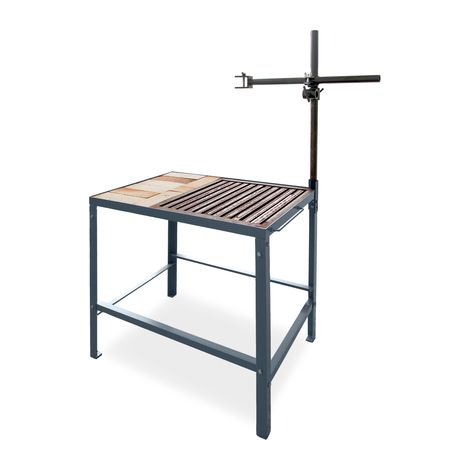 Mesa robusta para soldadura plana y soldadura profunda 95020 | 600 x 600 x 800 mm sin bandeja (1/3)