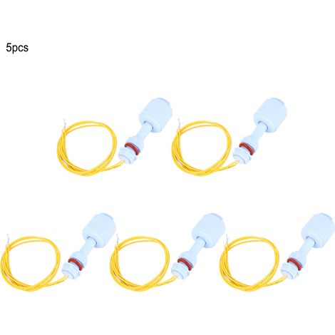 5 pièces Interrupteur à flotteur PP bleu P5210 Capteur de niveau d'eau pour réservoir piscine Contrôleur liquide (1/5)