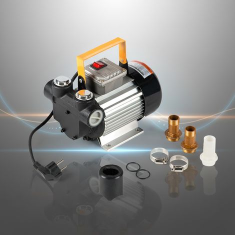 Melko Heizölpumpe 60L/min Dieselpumpe 230V Kraftstoffpumpe Ölpumpe Selbstansaugend
