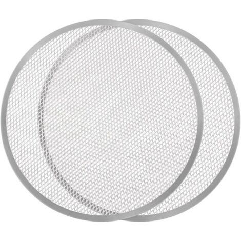 Lot de 2 plaques de cuisson perforées pour pizza 40 cm – Alliage aluminium antiadhésif – Cuisson rapide et uniforme – Adapté four gaz et électrique (1/4)
