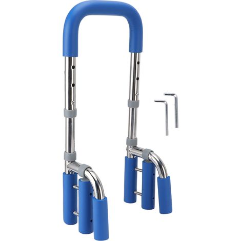 Rail de sécurité pour baignoire, barre antidérapante en acier inoxydable 304, Support de main courante de baignoire réglable pour personnes âgées et âgées (1/5)