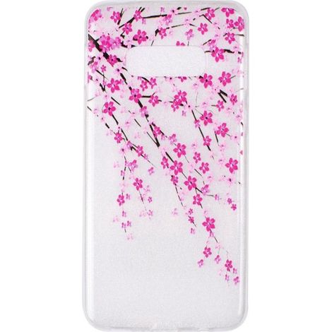 Coque arrière souple pour Samsung Galaxy S10e - Motif fleurs transparent - Étui de protection (1/2)
