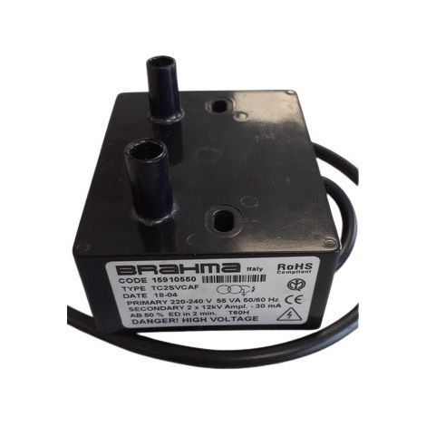 Transformador Brahma 2x12kv TC2SVCAF salida vertical (tornillo)