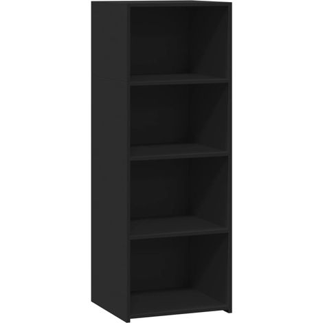 Maison Exclusive - Credenza Nera 45x41x124cm in Legno Multistrato