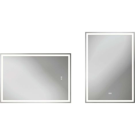 kielle Idolio - Specchio con illuminazione LED e riscaldamento, 60x80 cm 50324101 (1/5)
