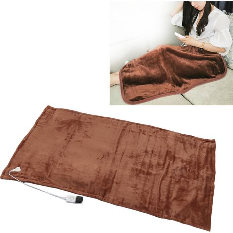 Elektrische Heizdecke 220 V (europäischer Standard), Heizkissen, Knieschoner, braun, 150 x 80 cm (1/5)