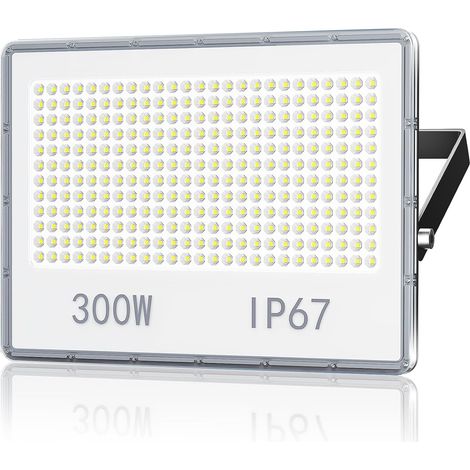 Projecteur LED Extérieur 300W - 30000LM Spot LED Extérieur Etanche IP67 6500K Blanc Froid 1 Pièce Phare Exterieur pour Jardin (1/5)