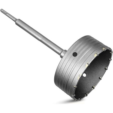 Fresa A Tazza 160 Mm Carotatrice Muro Asta Sds Plus 50 Cm Prolunga Da Trapano