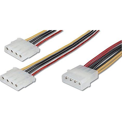 Digitus Computer, Laufwerk, Strom Y-Kabel [1x IDE-Strom-Stecker 4pol. - 2x IDE-Strom-Buchse 4pol.] 0 (1/4)