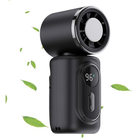 Ventilateur Pince 5 Vitesses Réglables 3000mAh Rechargeable Par (1/5)