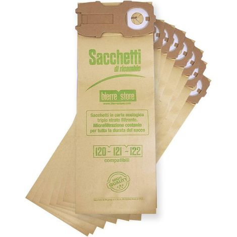 Sacchetti conf. da 8 pz. vk 120 vk 121 vk 122 compatibili