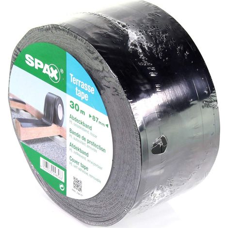 SPAX 4000009186419 Nastro adesivo Nero (L x L) 30 m x 87 mm 1 pz. (1/4)