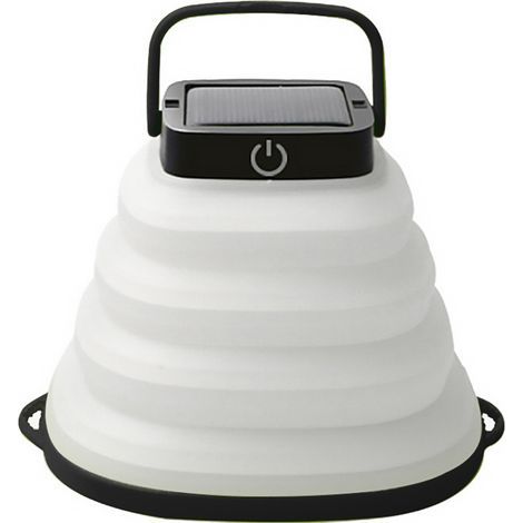 Lampe de camping pliable portable à énergie solaireétanche USBLampe de camping rechargeable suspendue. lumière jaune (1/5)